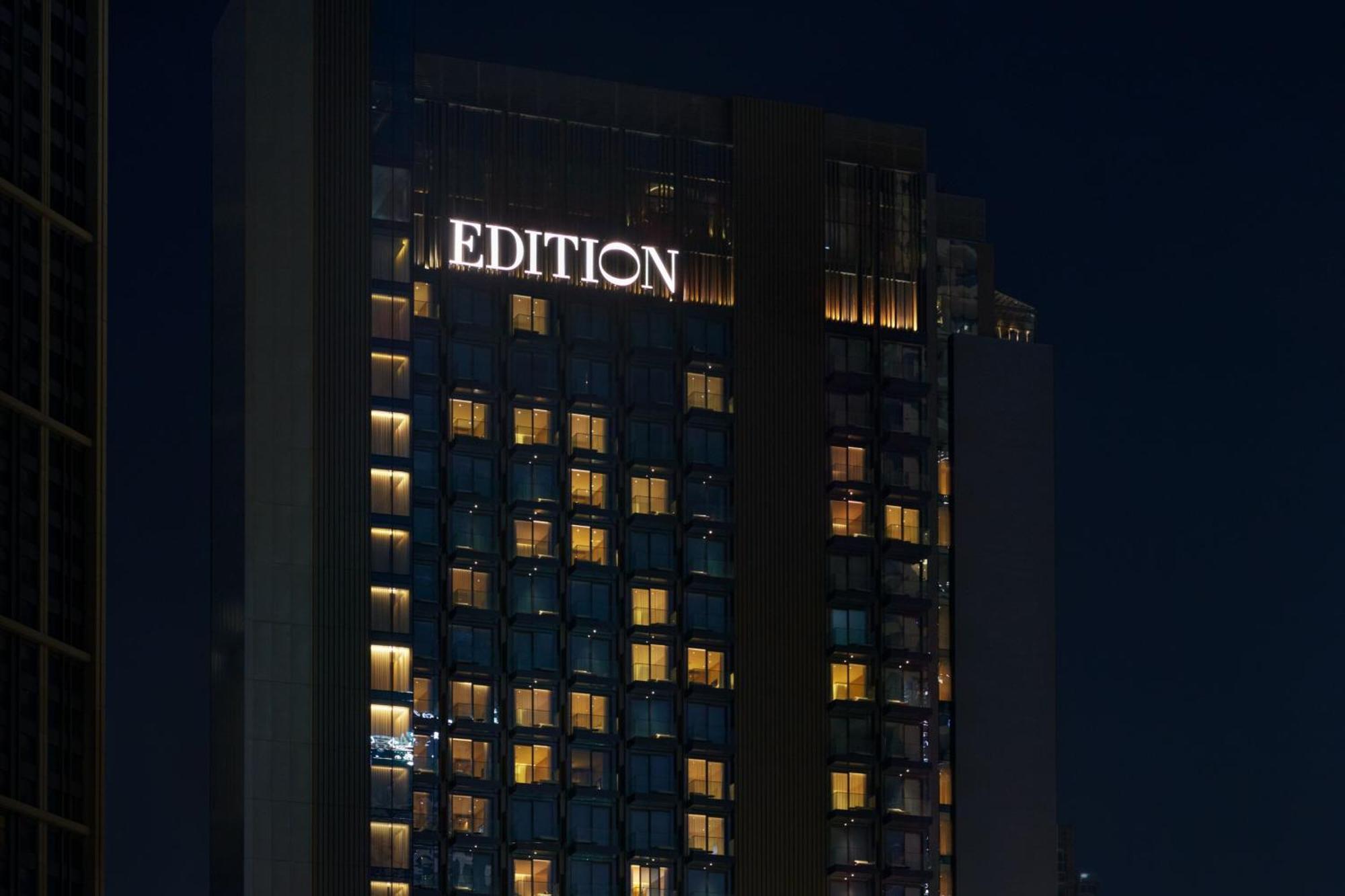 The Dubai Edition Eksteriør billede Edition at night